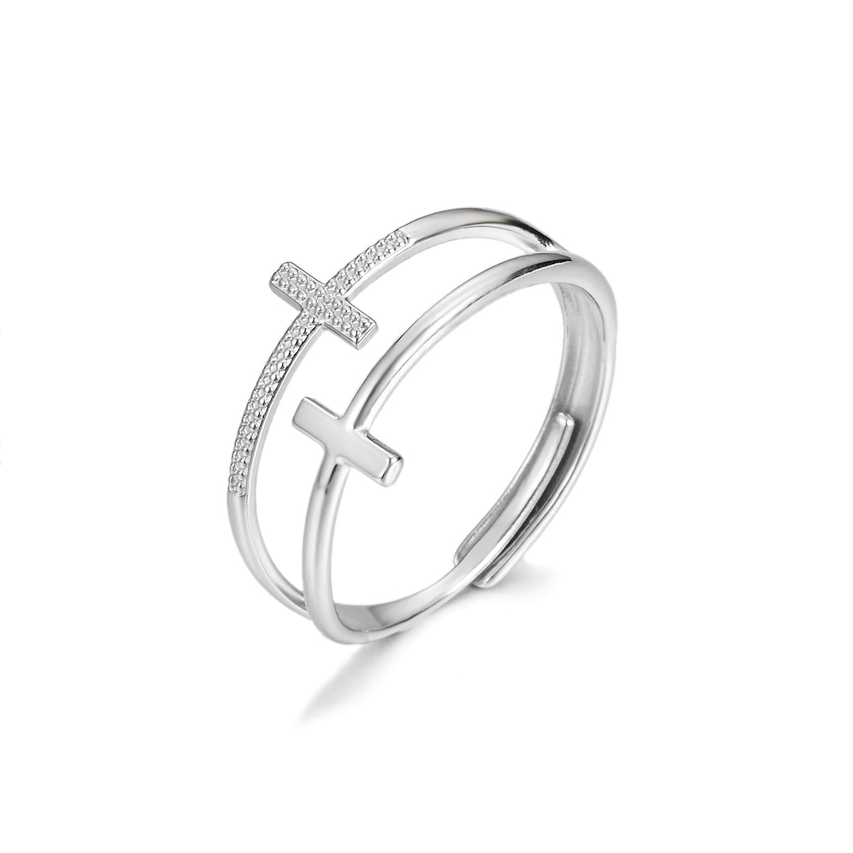Sandali da donna con doppia fascia regolabile e dettagli traforati Fly Flot Sandali da donna con doppia fascia regolabile e dettagli traforati Fly Flot