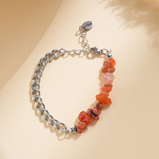 Bracciale Quarzo Rosso