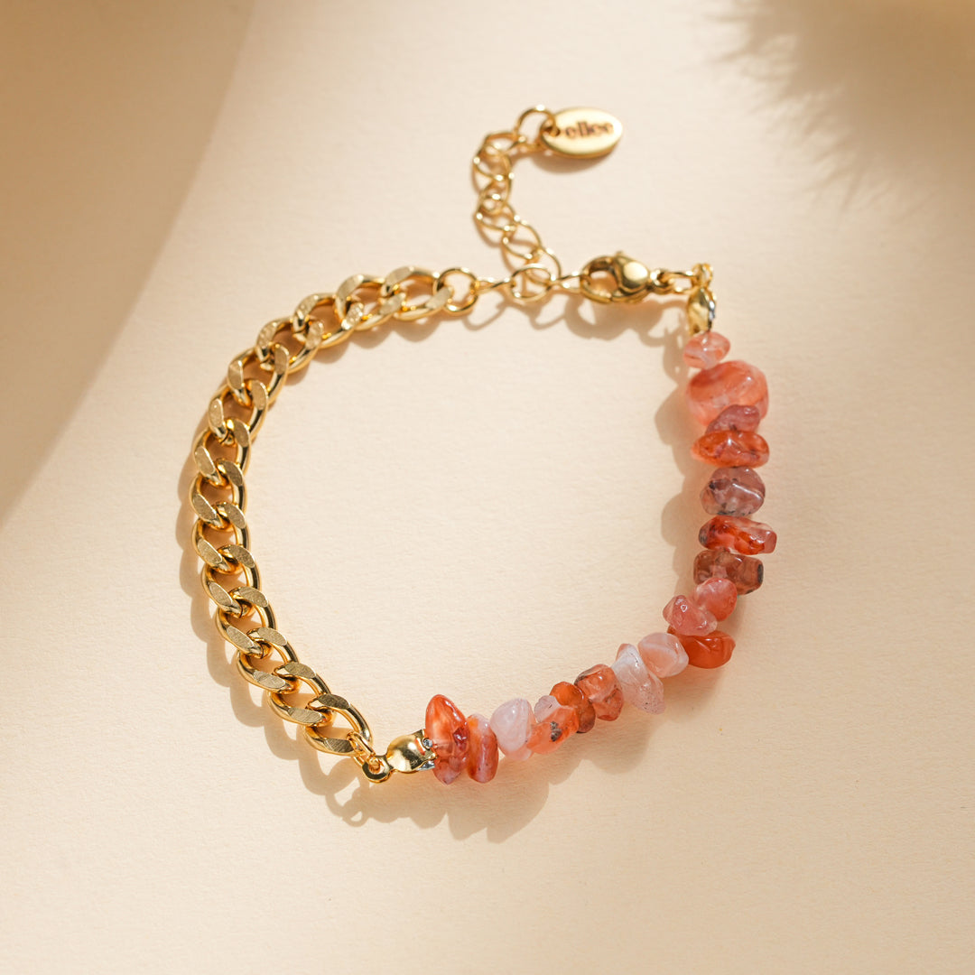 Bracciale Quarzo Rosso