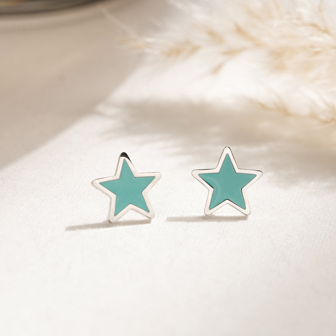 Orecchini Emerald Stars