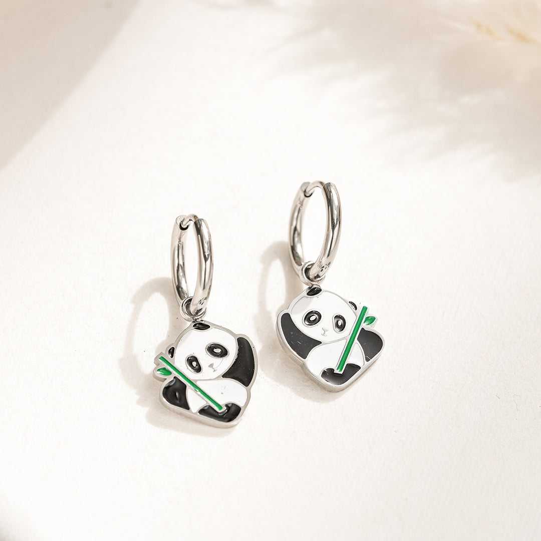 Orecchini Panda