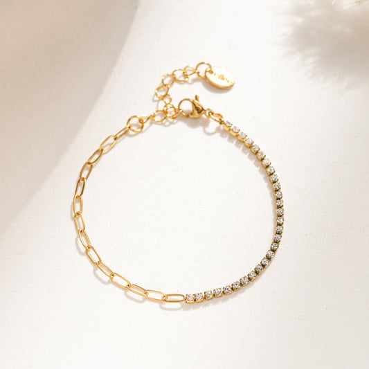 Bracciale Tennis Mix White