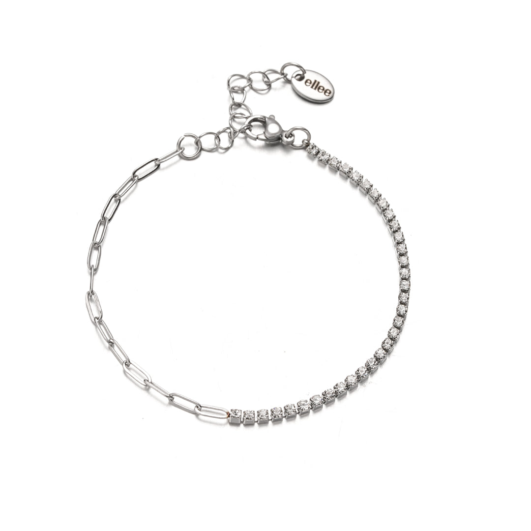 Bracciale Tennis Mix White