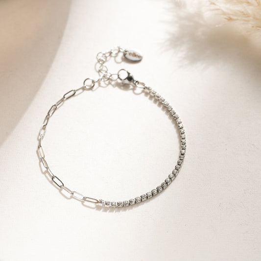 Bracciale Tennis MIx White