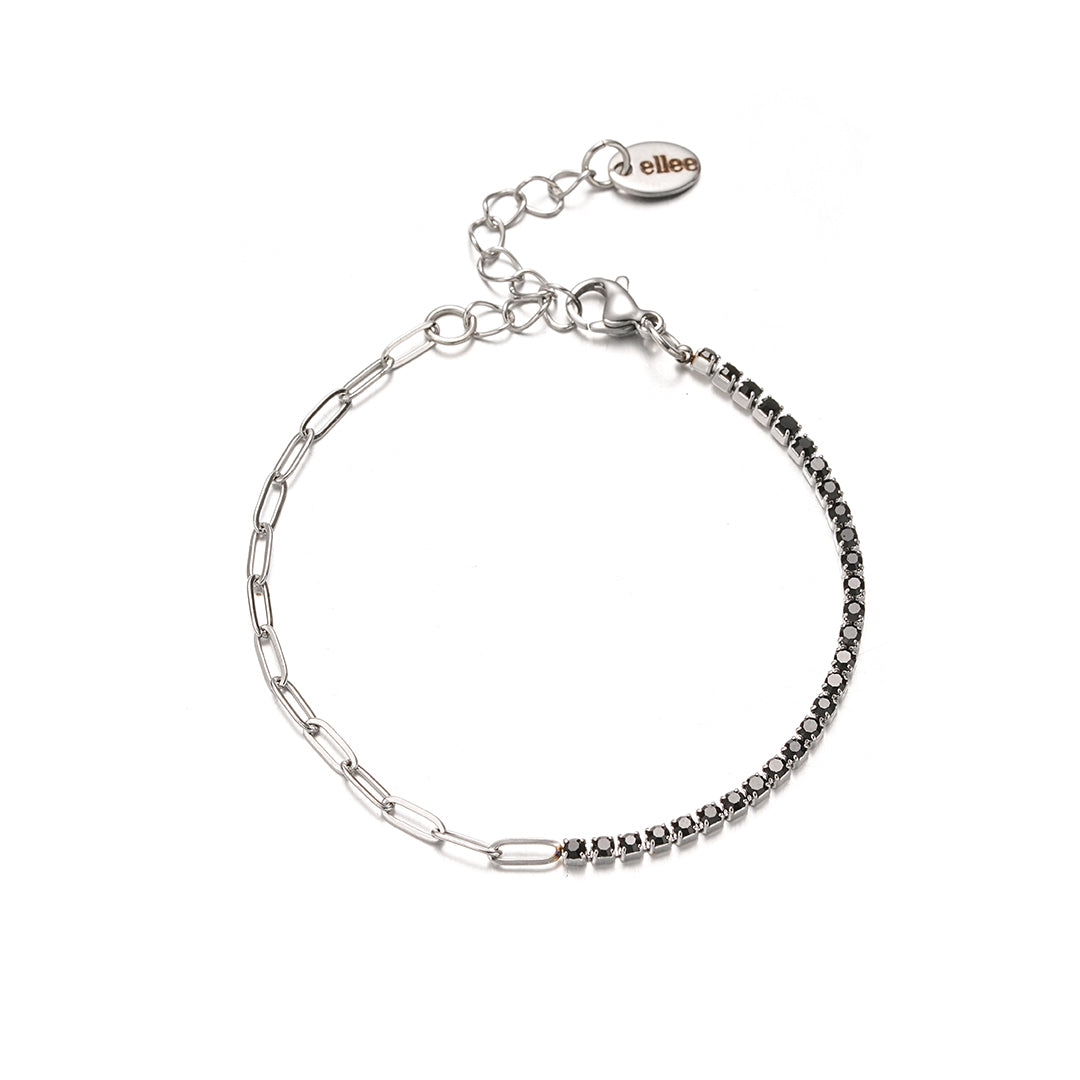 Bracciale Tennis Mix Black