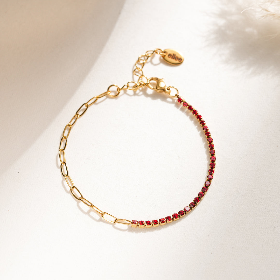 Bracciale Tennis MIx Red