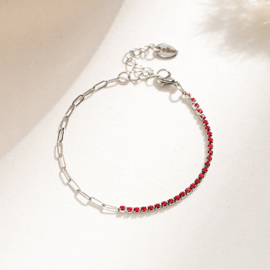 Bracciale Tennis MIx Red