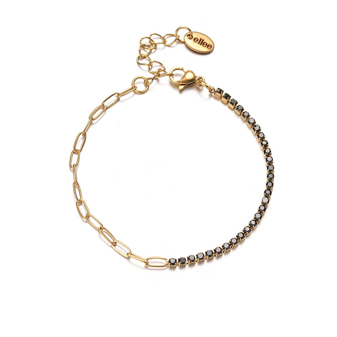 Bracciale Tennis Mix Dark Green