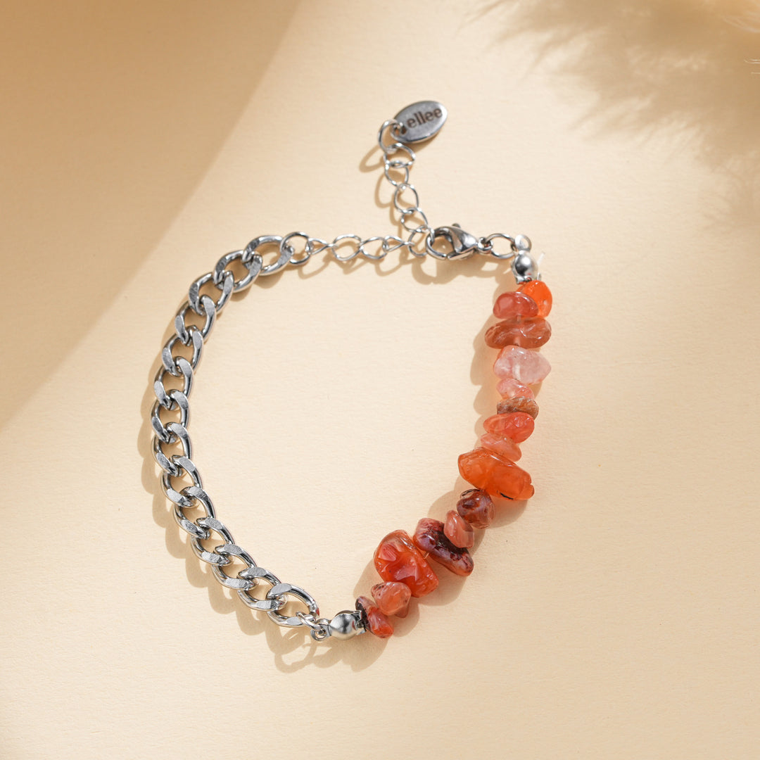 Bracciale Quarzo Rosso