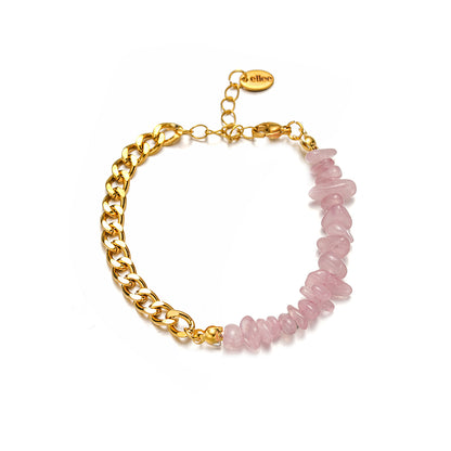 Bracciale Quarzo Rosa