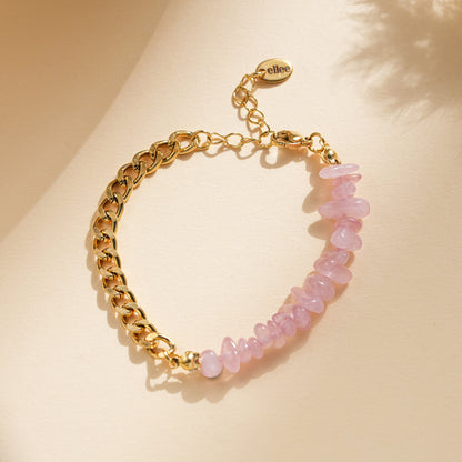Bracciale Quarzo Rosa