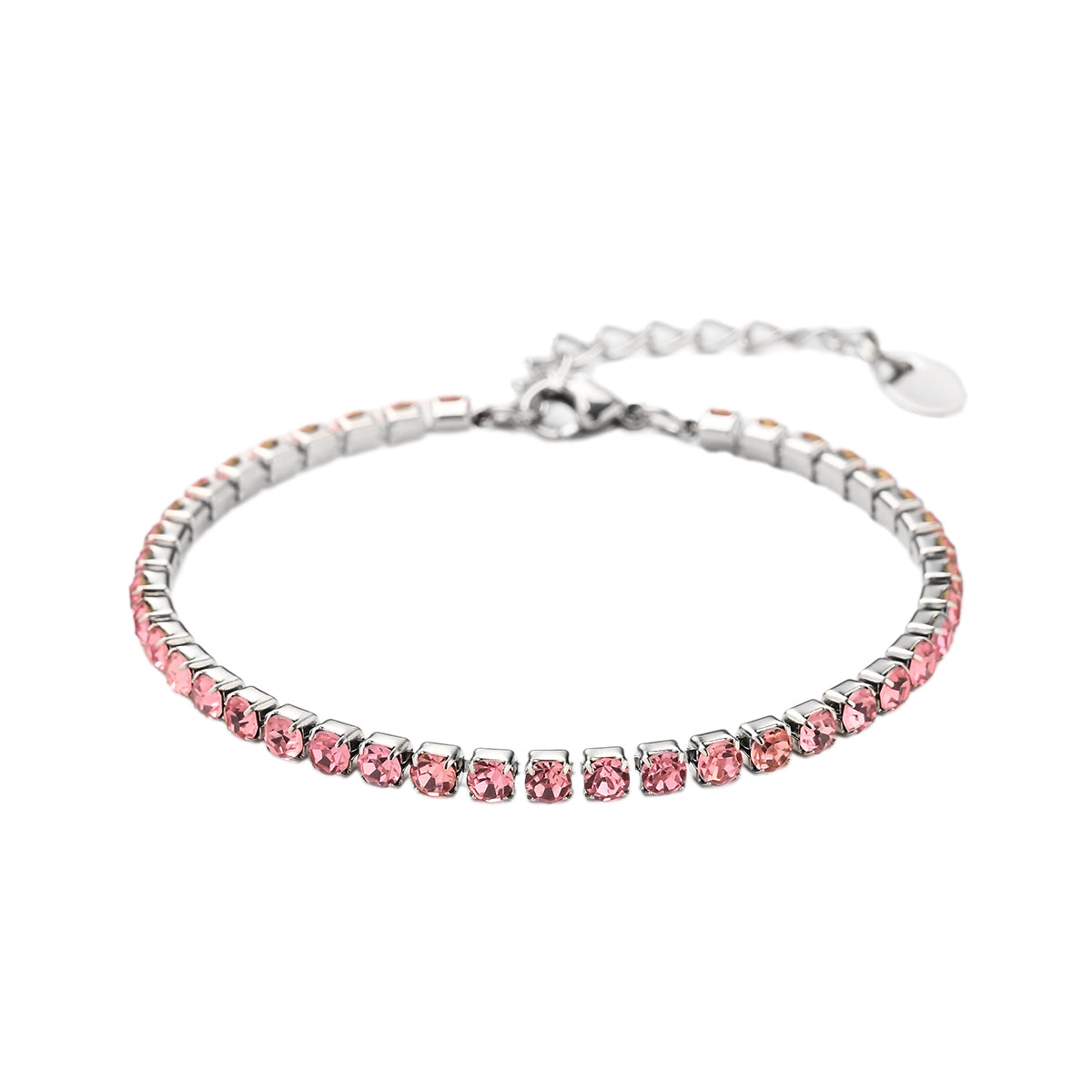 Bracciale Tennis Dark Pink