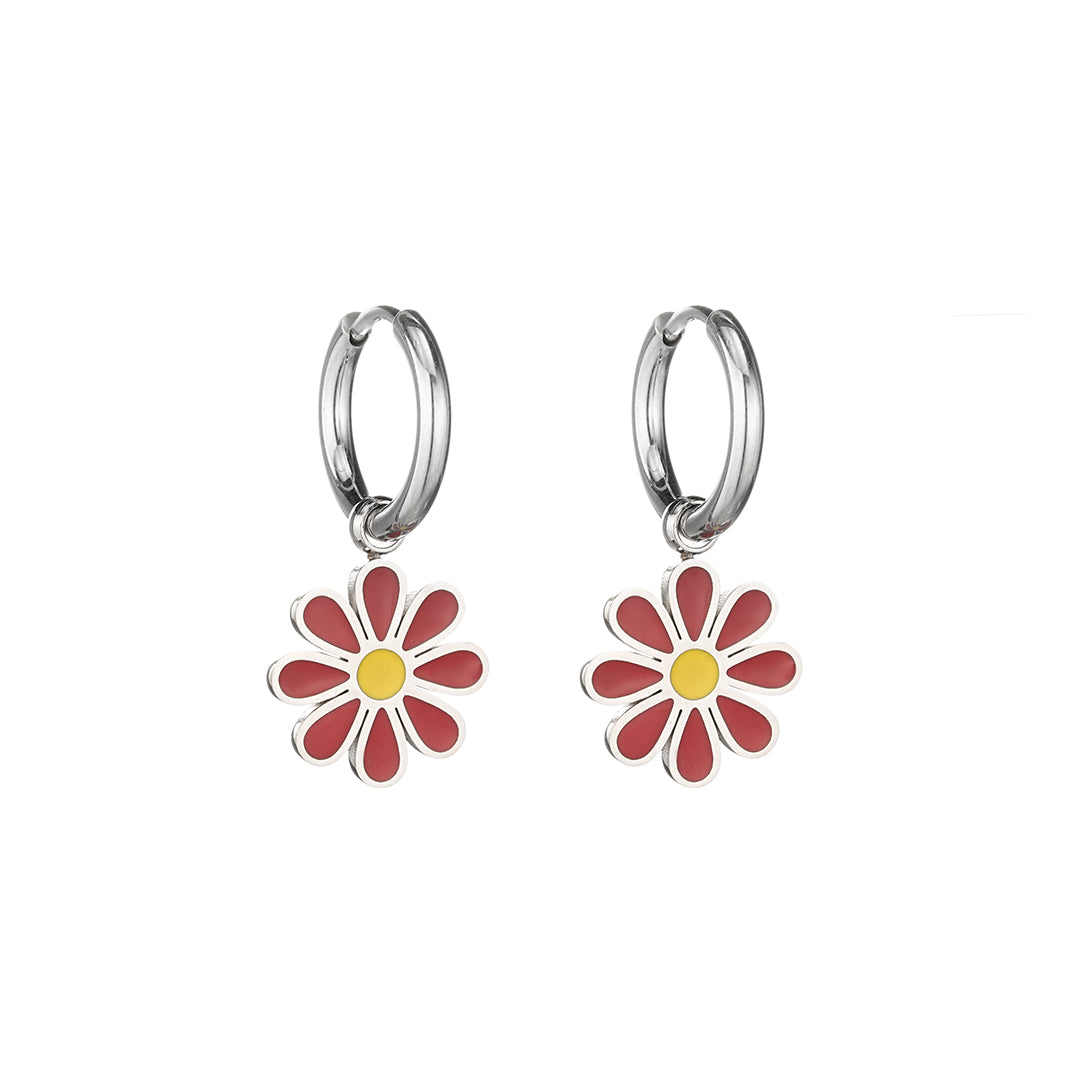 Orecchini Red Daisy
