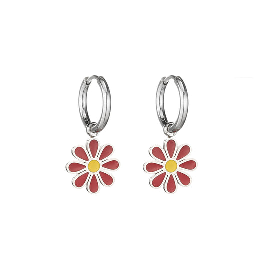 Orecchini Red Daisy