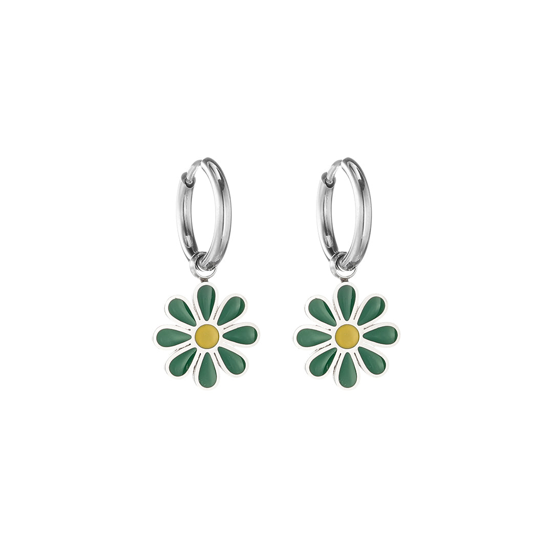 Orecchini Green Daisy