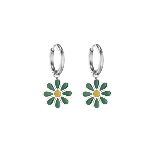 Orecchini Green Daisy