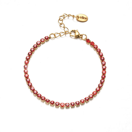 Bracciale Tennis Red