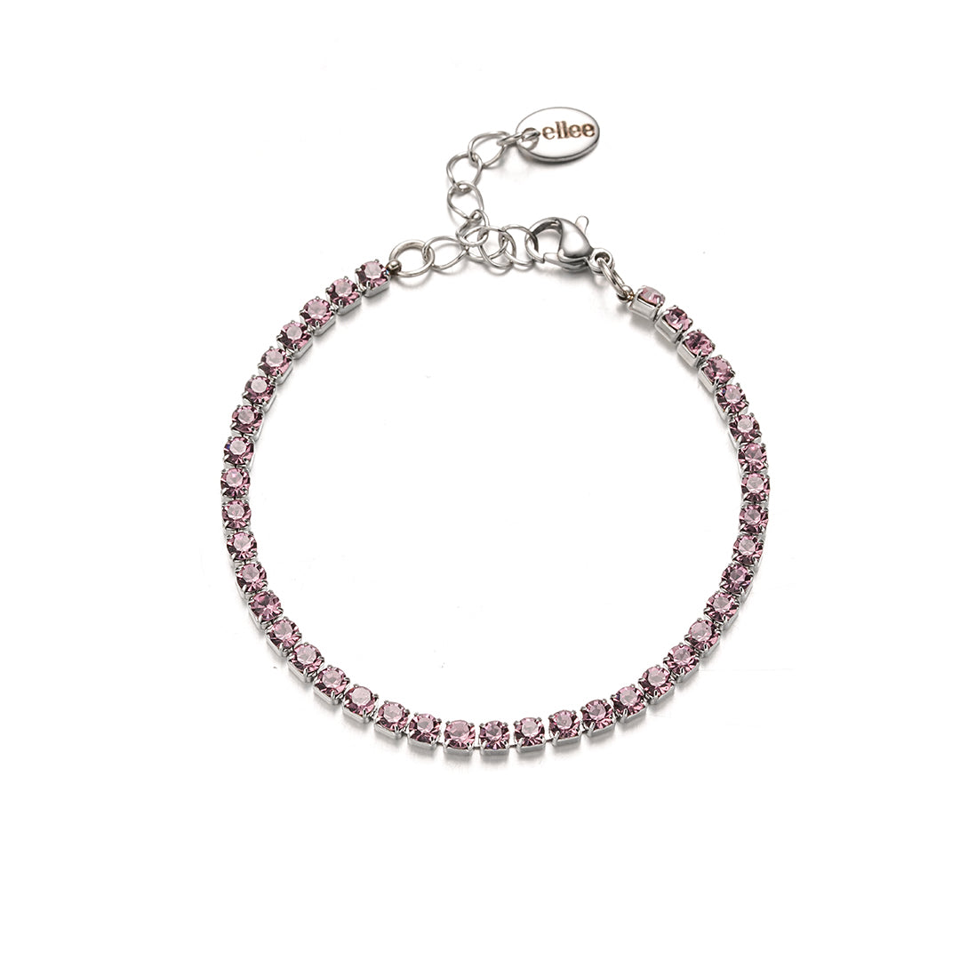 Bracciale Tennis Pink