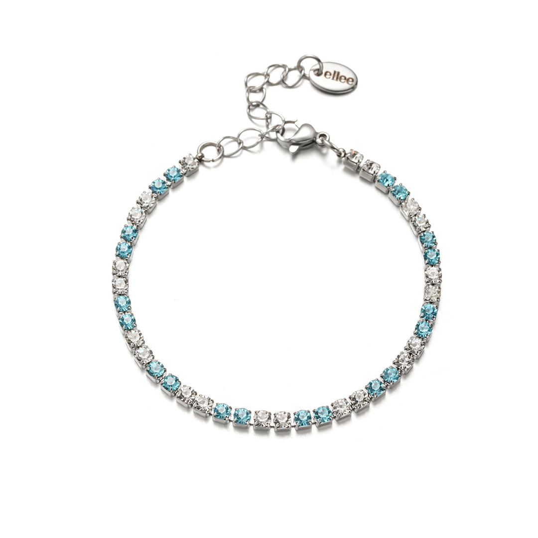 Bracciale Tennis Sky Blue