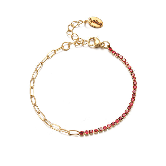 Bracciale Tennis MIx Red