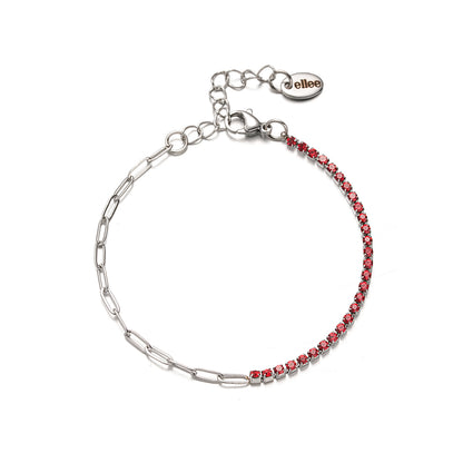 Bracciale Tennis MIx Red