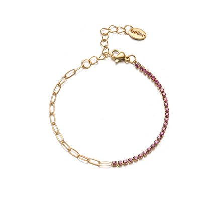 Bracciale Tennis Mix Pink