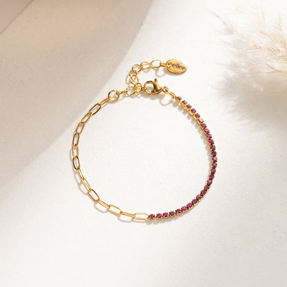 Bracciale Tennis Mix Pink