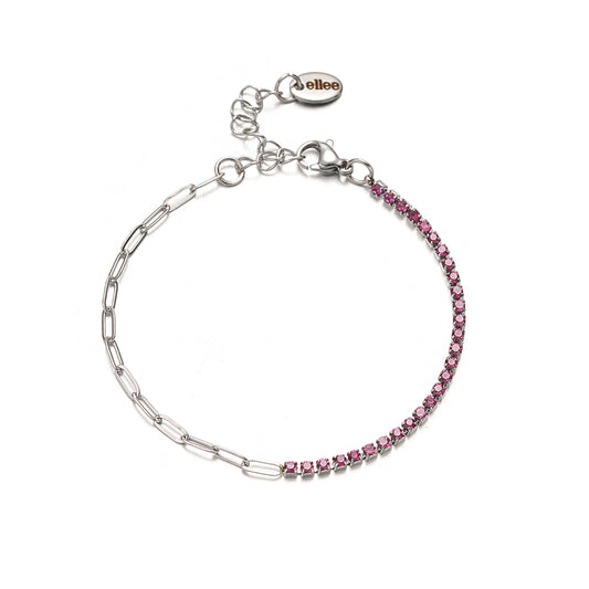 Bracciale Tennis Mix Pink
